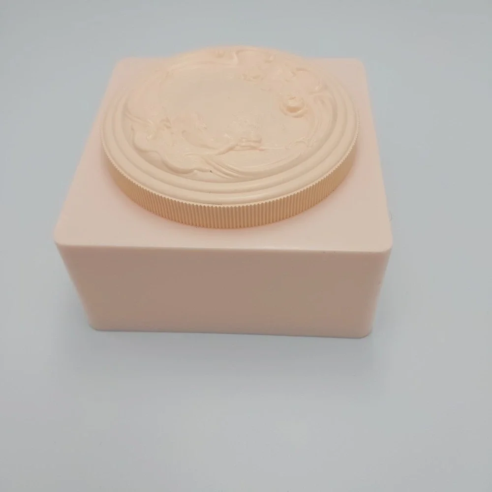 Vintage White Shoulders Bath Powder Empty Jar Vanity‎ Collectible Retro